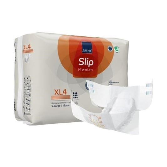 BRIEF, INCONT ABENA SLIP PREM ADLT XL4 XLG (12/PK 4PK/CS)