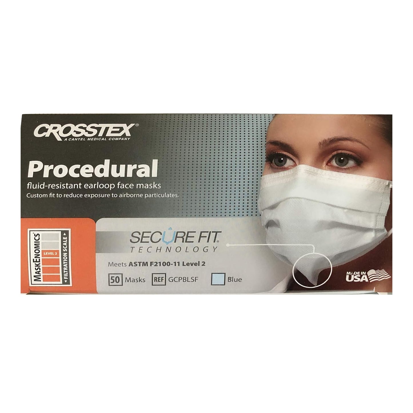 MASK, PROC LOOPS ASTM2 (50/BX 40BX/CS)