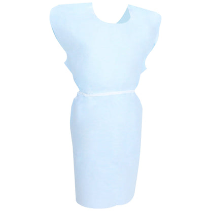 GOWN, EXAM T/P/T ECON BLU 30X42 (50/CS)