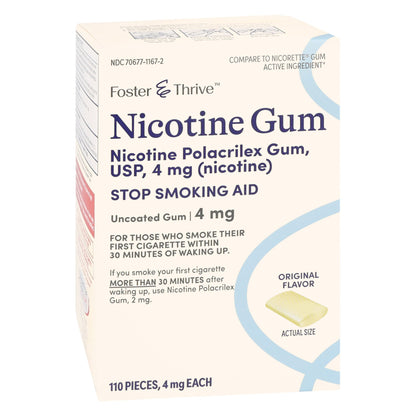 NICOTINE, GUM FT 4MG (110/PK)