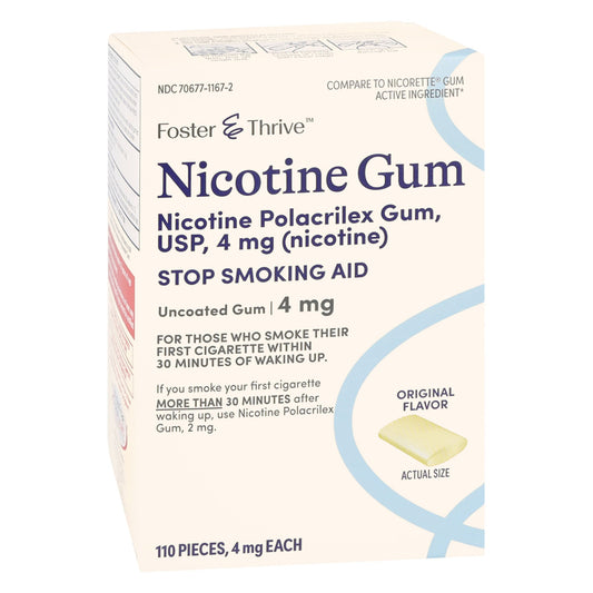 NICOTINE, GUM FT 4MG (110/PK)