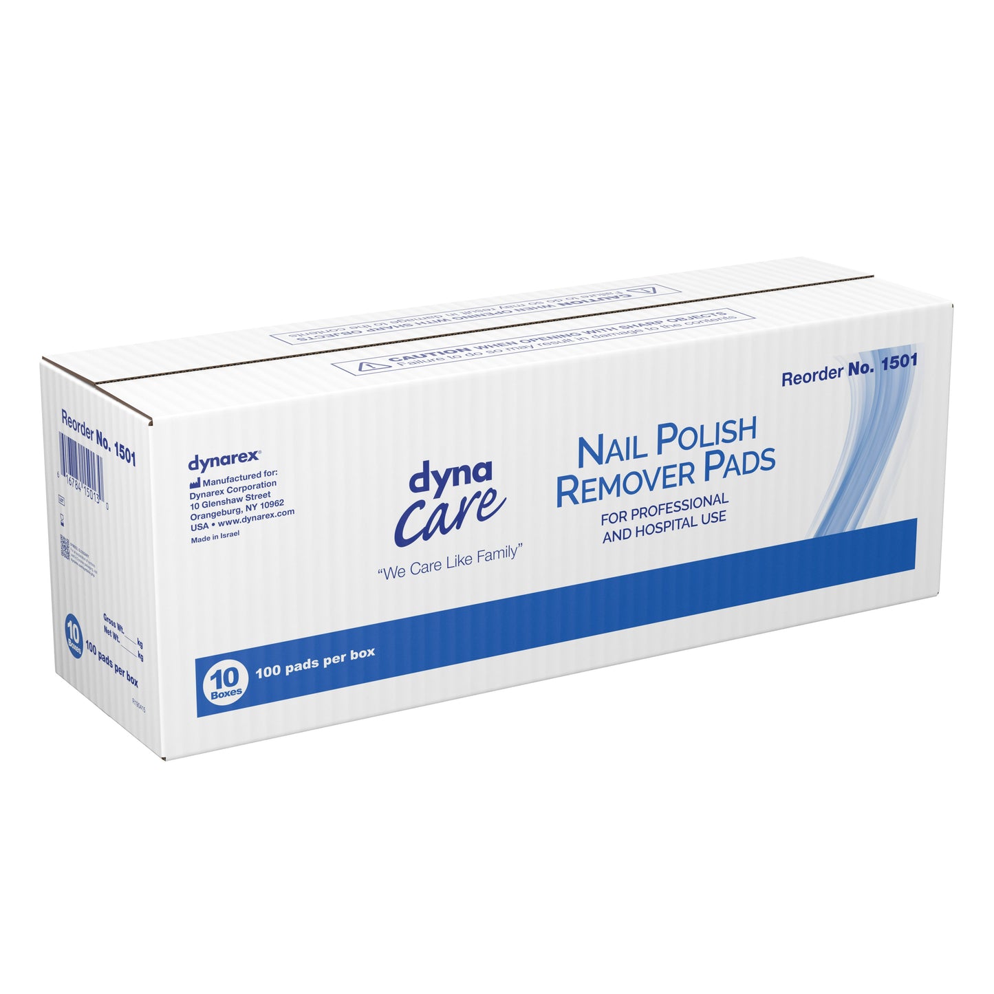 PAD, NAIL POLISH REMOVER (100/BX 10BX/CS)