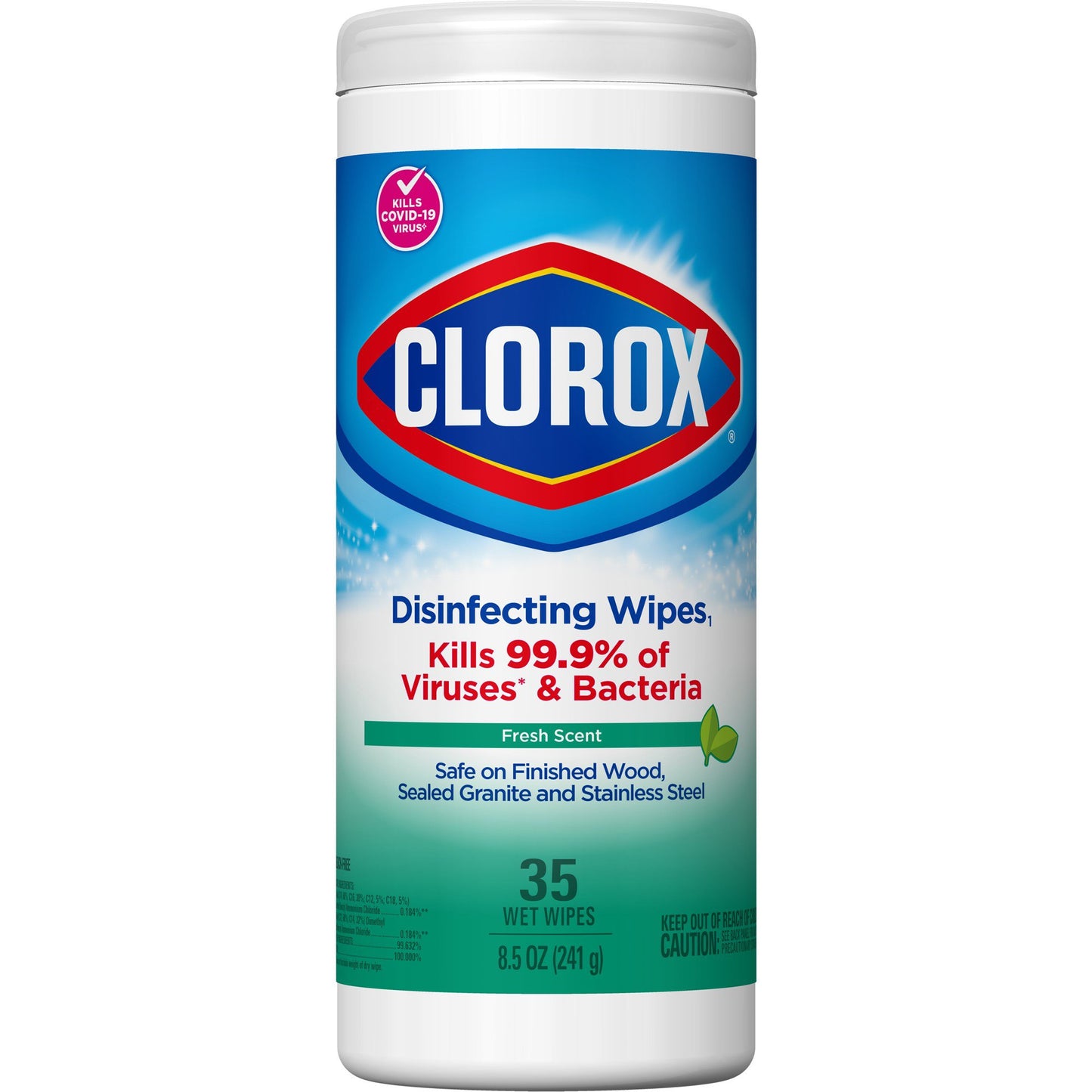 WIPE, CLOROX DISINFECTING FRESH SCNT (35/CT 12CT/C SALFLD