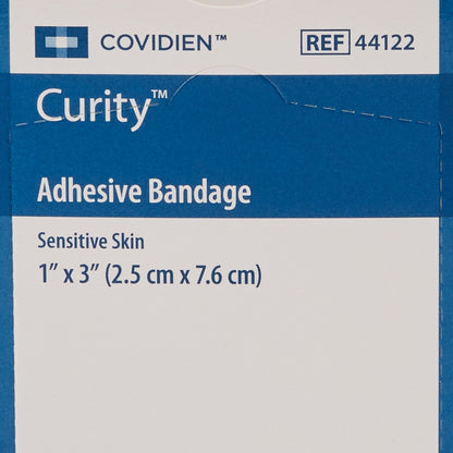BANDAGE, ADH SENSITIVE SKIN 1"X3" (50/BX 24BX/CS) KENDAL