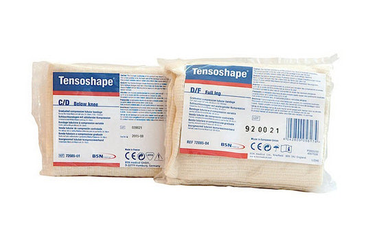 BANDAGE, TENSOSHAPE TUBULAR SUPP BELOW KNEE SM (10/CS)