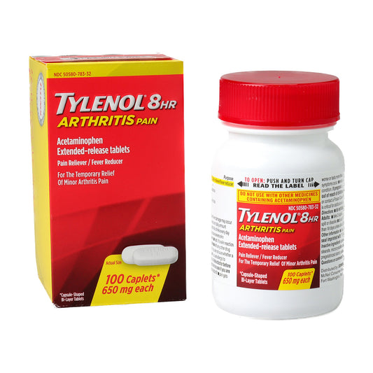 TYLENOL ARTHRITIS, CAP 8HR 650MG (100/BT)