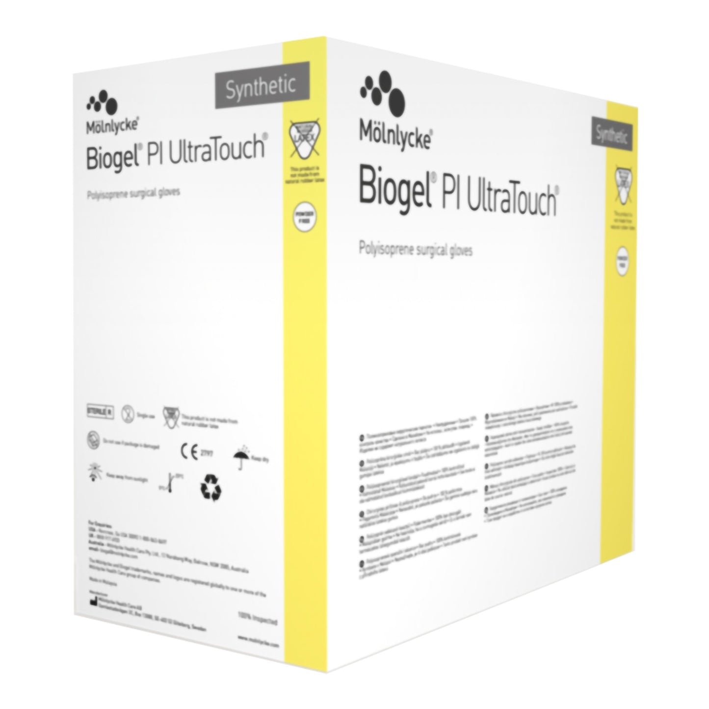 GLOVE, SURG PLYISO 7.5 STR2 SMTH (50PR/BX 4BX/CS)