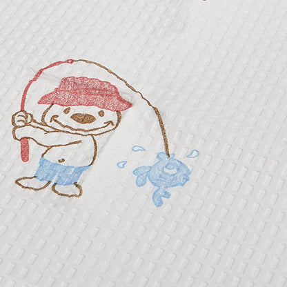 TOWEL, PLASBK 2PLY TEDDY BEAR PRINT (500/CS)