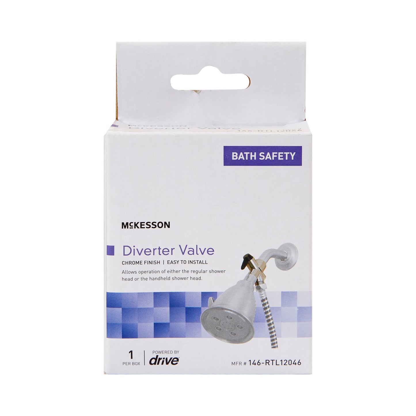 DIVERTER VALVE, F/HANDHELD SHOWER SPRAY PLAS (24/CS)