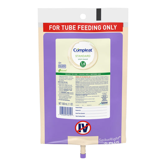 COMPLEAT, STD 1.4 CALORIE SPIKERIGHT PLUS BAG 1000ML (6/CS)