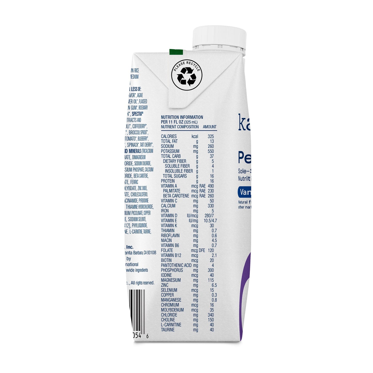 SUPPLEMENT, PEPTIDE 1.0 VANILLA 11 FL OZ 325ML (12/CS)