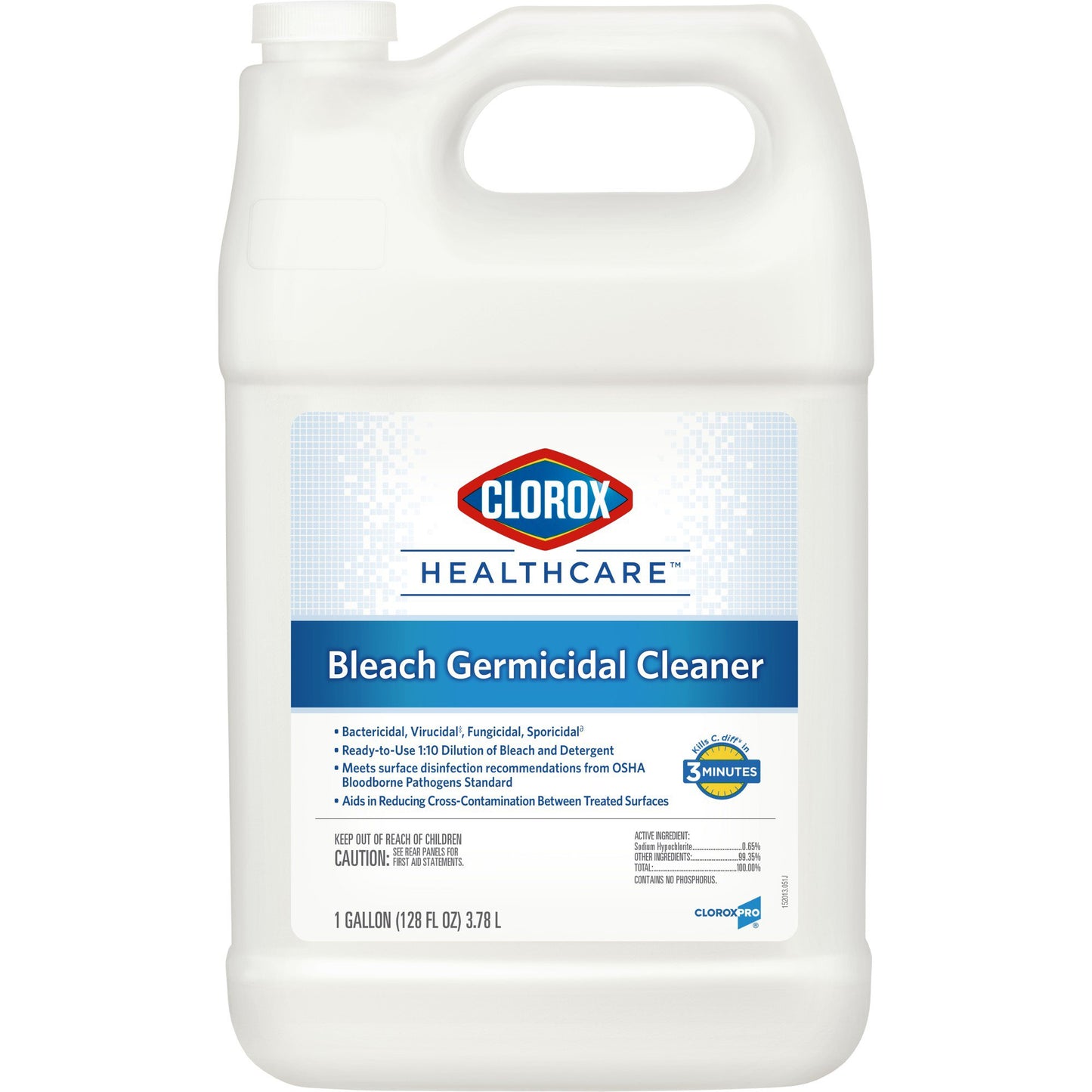 CLEANER, DISINF BLEACH GERMICIDAL 128OZ SALFLD