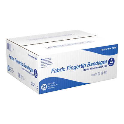 BANDAGE, FINGER TIP 1.75"X 3" STR (100/BX 24BX/CS)