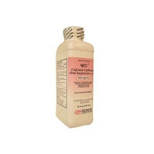 CALC CARB, SUSP S/F 500MG/5ML 16OZ