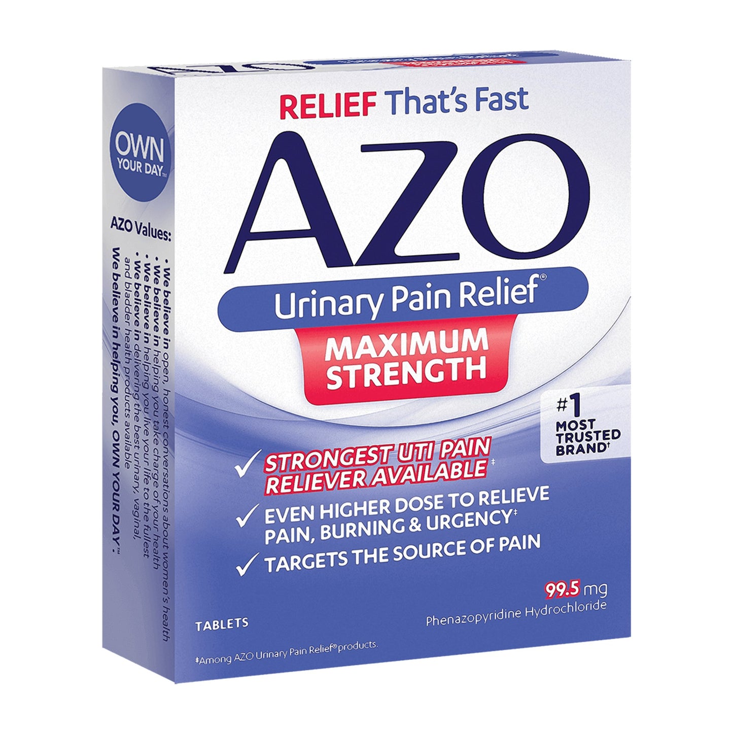 AZO MAX STRENGTH, TAB (12/BX)
