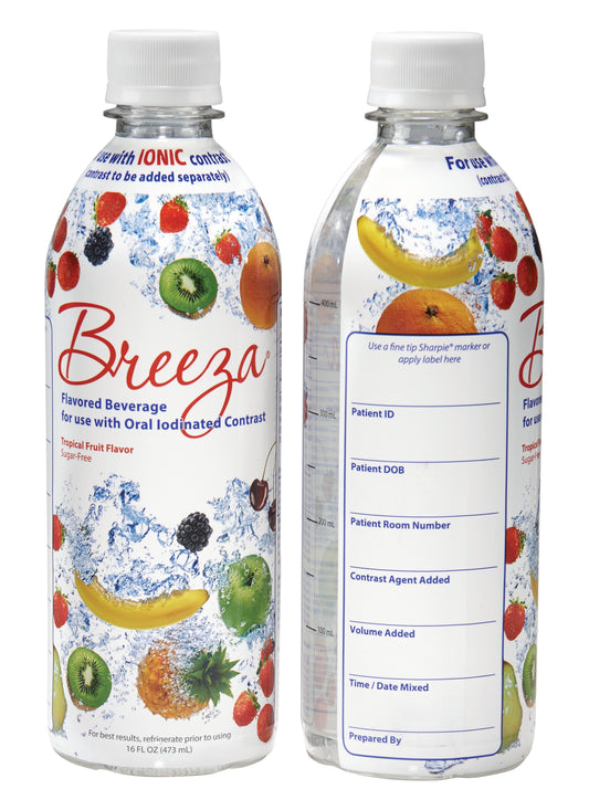 BEVERAGE, BREEZA F/ORAL IODINATED CONTRAST TROPICAL(24/CS)