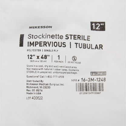STOCKINETTE, IMPERV STR 12"X48" (10/CS)