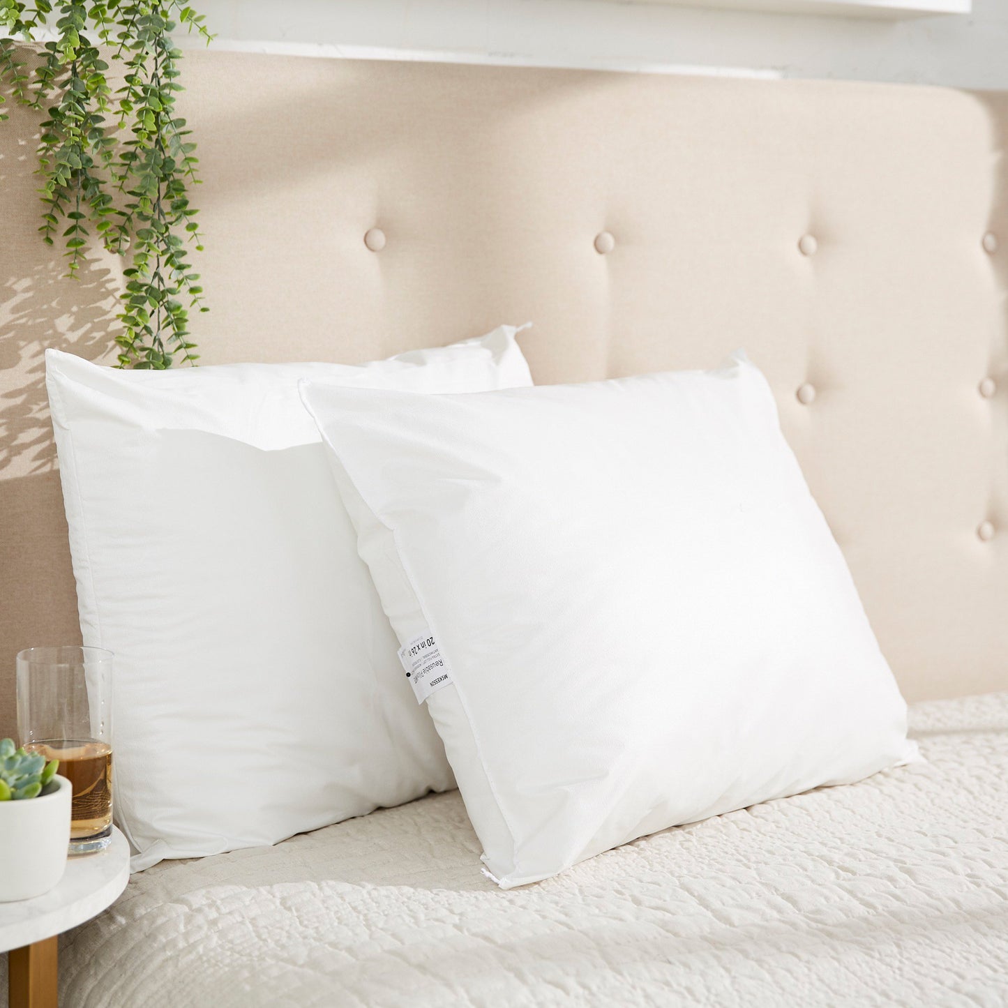 PILLOW, MICROVENT XFULL LOFT WHT 20X26 (12/CS)