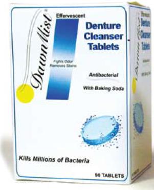 CLEANER,EFFERVESCENT DENT(90/BX 24BX/CS)