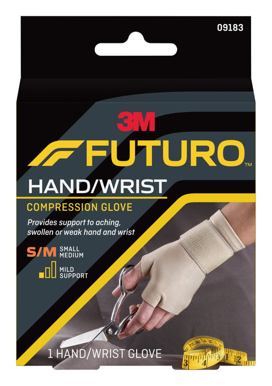 HAND/WRIST GLOVE, FUTURO SM/MED 1.5X3.75X5.125 (12 3M