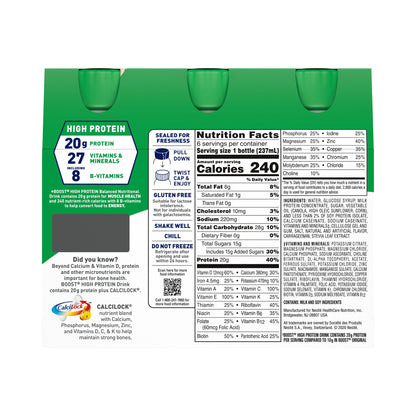 BOOST, HI PROTEIN STRAWBERRY 8OZ (6/PK 4PK/CS)