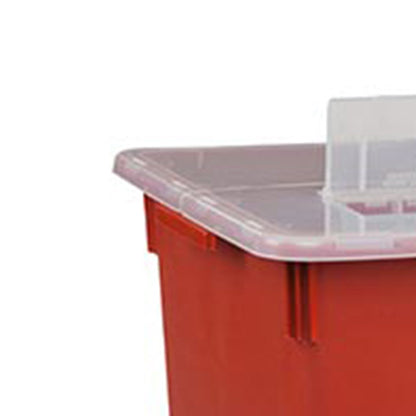 CONTAINER, SHARPS RED 10GL RIGPLAS (6/CS)