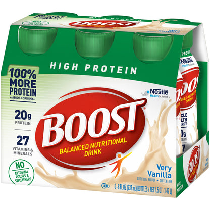 BOOST, HI PROTEIN VAN 8OZ (6/PK 4PK/CS)