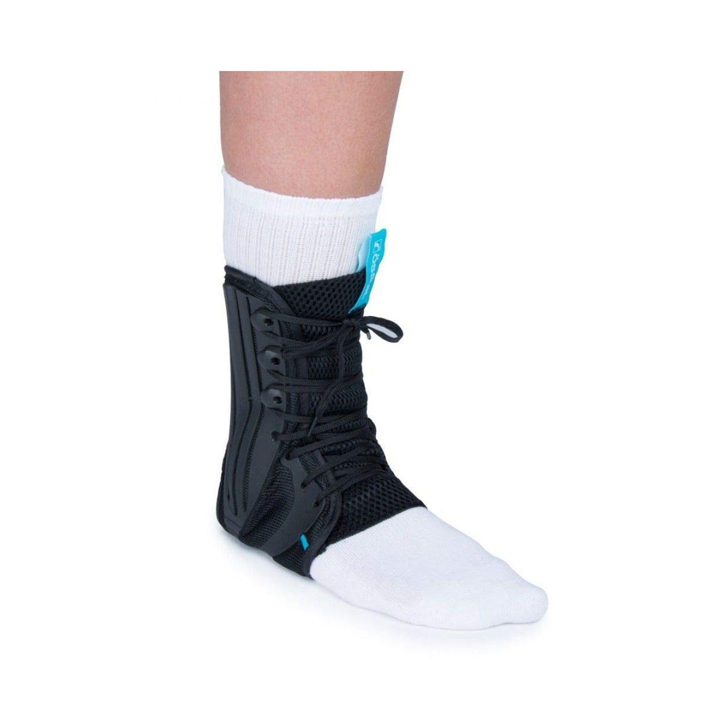 ANKLE BRACE, EXOFORM BLK LG