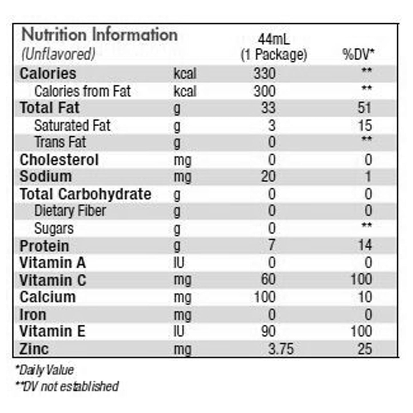 BENECALORIE, UNFLAV 1.5 FL OZ (24/CS)