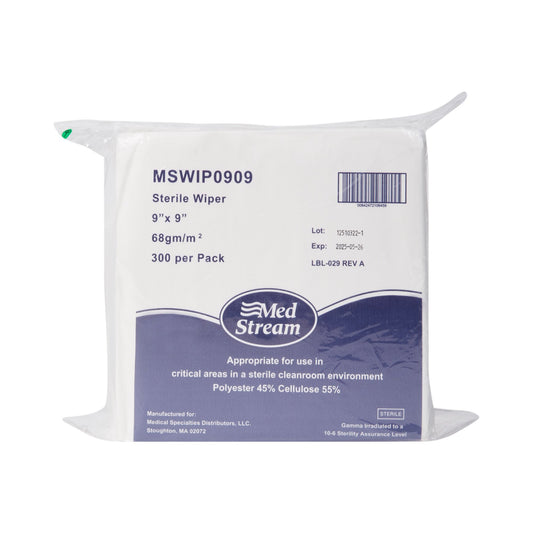 WIPE, DRY SURFACE LINT FREE STR 9"X9" (300/PK 12PK/CS)