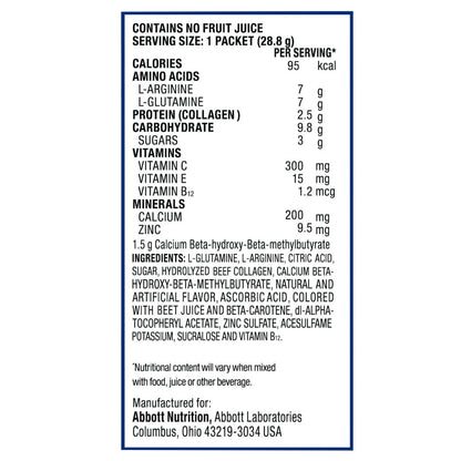 JUVEN, PDR FRUIT PUNCH 1.02OZ PKT (30/BX 6BX/CS)