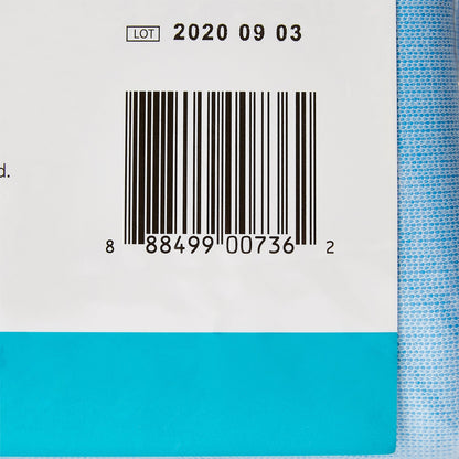 UNDERPAD, BED WATERPRF PVC BCKBLU/WHT 36"X54" (10/CS)