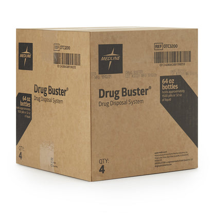 DISPOSAL SYSTEM, DRUG BUSTER DRUG 64OZ (4/CS)