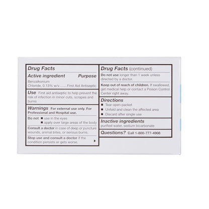 TOWELETTE, BZK (100/BX 10BX/CS) PSSCMP