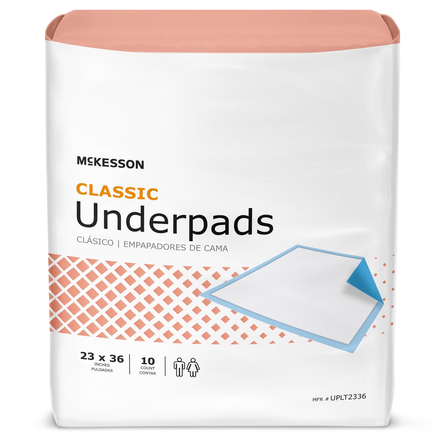 UNDERPAD, LIGHT ABSRB 23"X36" (10/BG 15BG/CS)