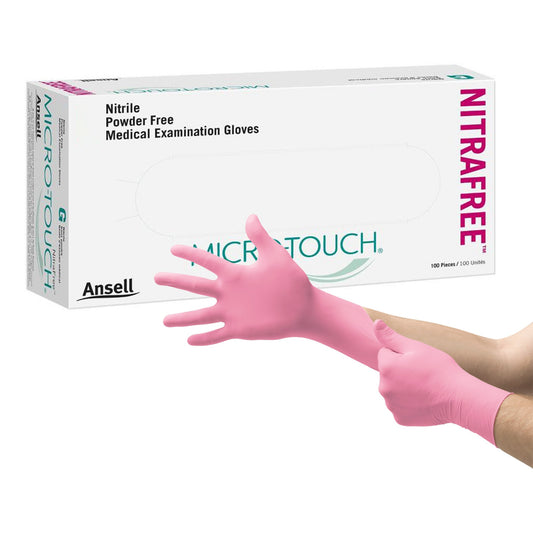 GLOVE, EXAM NTRL SM N/S CHEMO PNK (100/BX 10BX/CS)