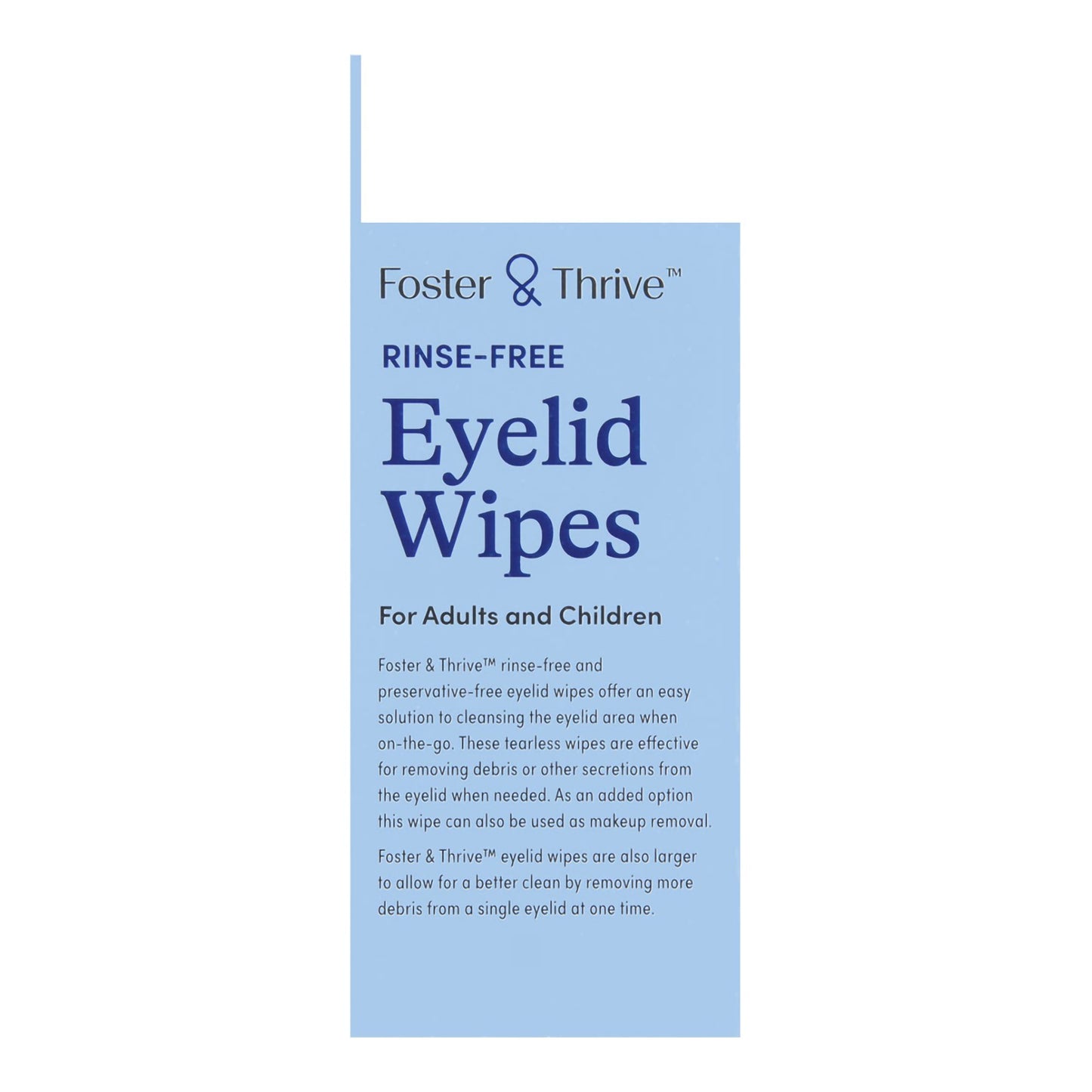 EYELID, WIPE WET FT SM (30/BX)
