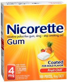 NICORETTE, GUMFRUIT CHILL 4MG (100/BX)