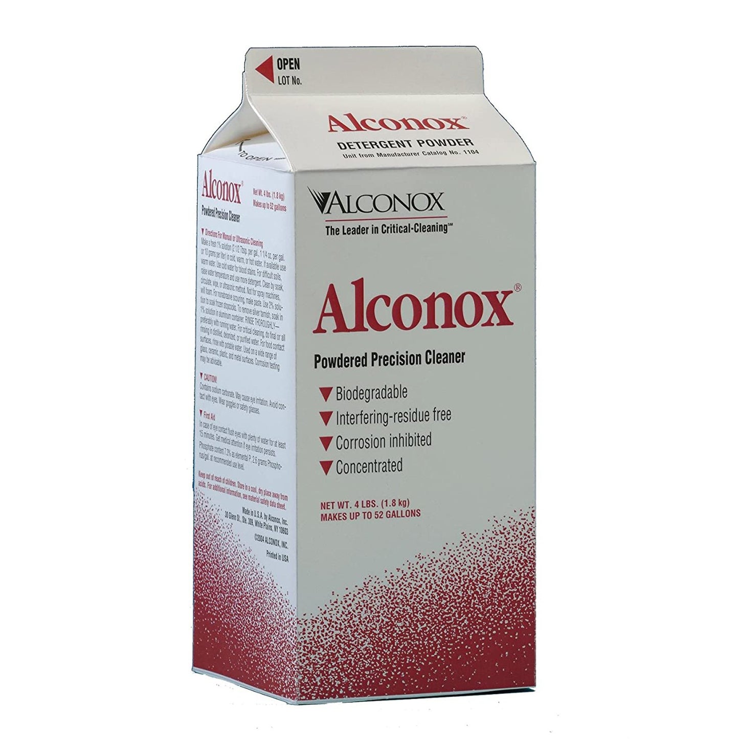 DETERGENT, ALCONOX POWDER 4LB (9/CS)