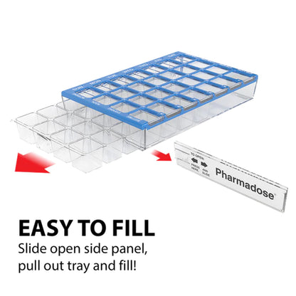 ORGANIZER, PILL MEDISET 28POCKET (6/CT)