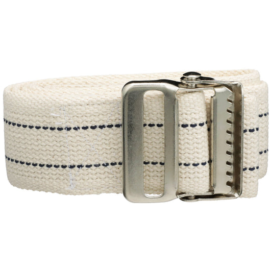 BELT, GAIT W/BCKL HVY DTY WHT 60" (48/CS)