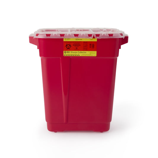 CONTAINER, SHARPS RED 9GL HNGDLID (8/CS)