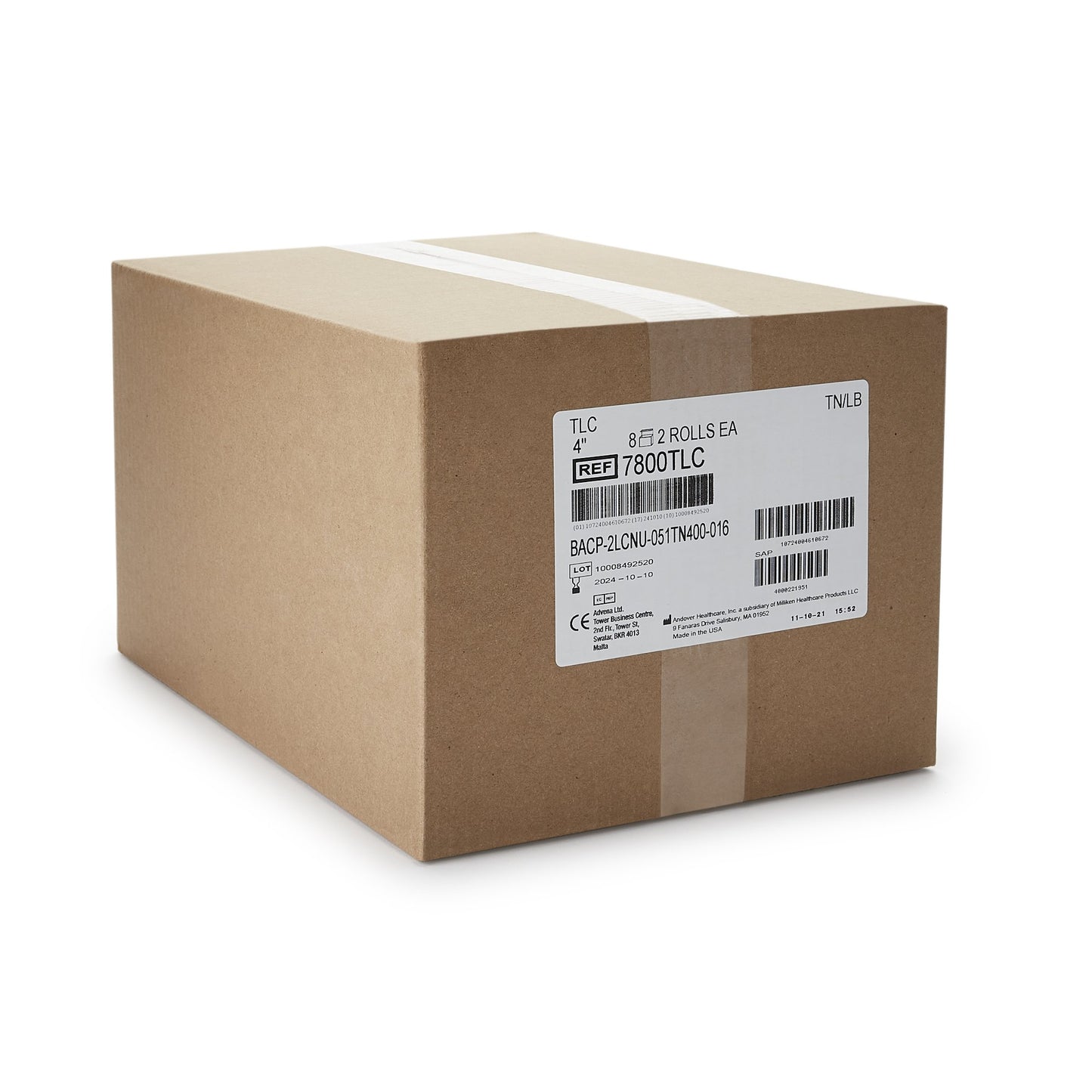 BANDAGE, COMPRSN CO-FLEX TLC 2LAYER TAN 4" (2RL/BX)