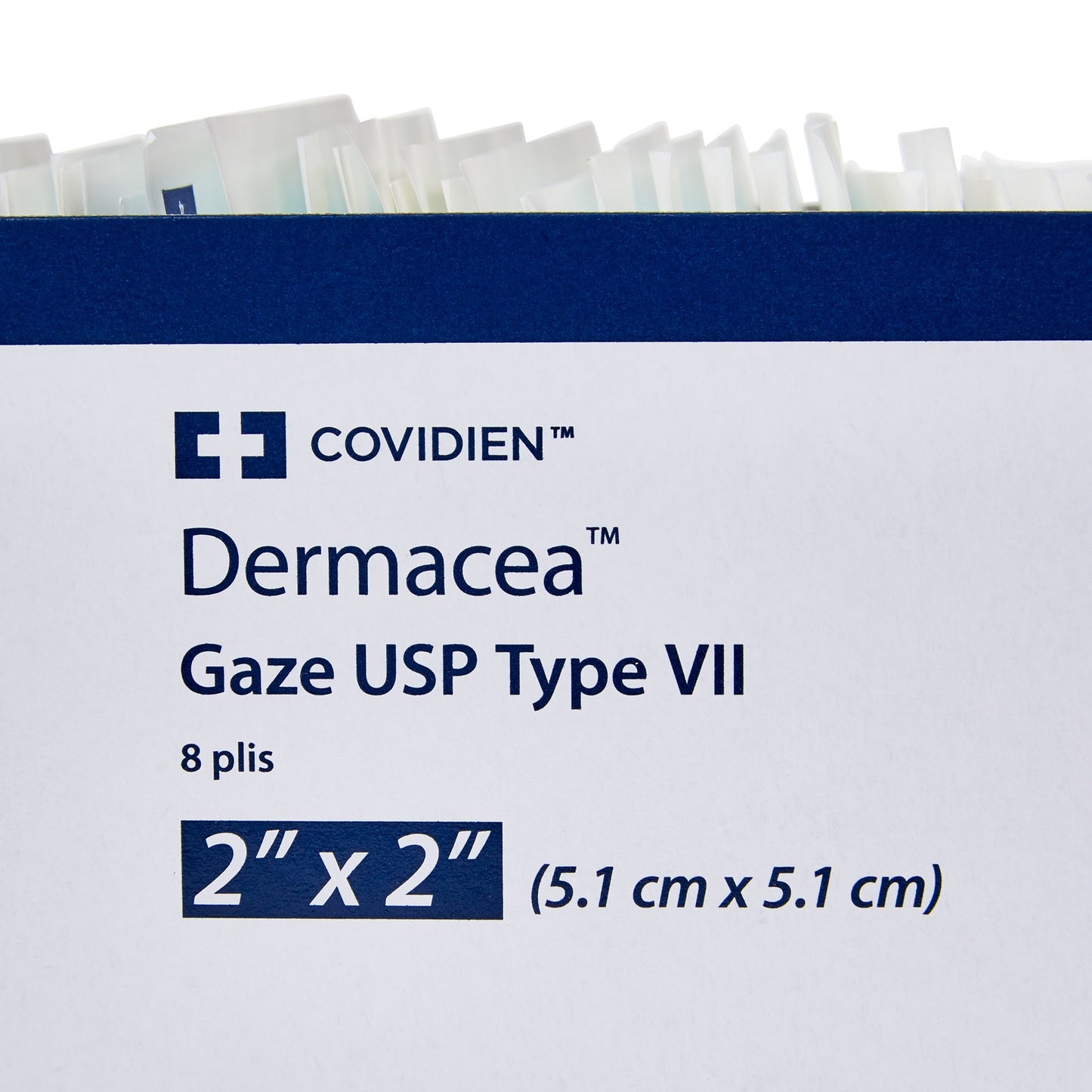 SPONGE, GAUZE DERMA 8PLY STR 2X2 (2/PK 50PK/BX 30BX/CS)