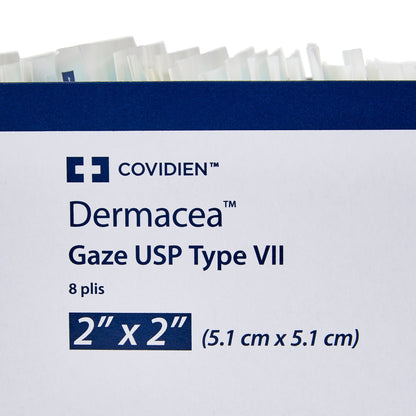 SPONGE, GAUZE DERMA 8PLY STR 2X2 (2/PK 50PK/BX 30BX/CS)