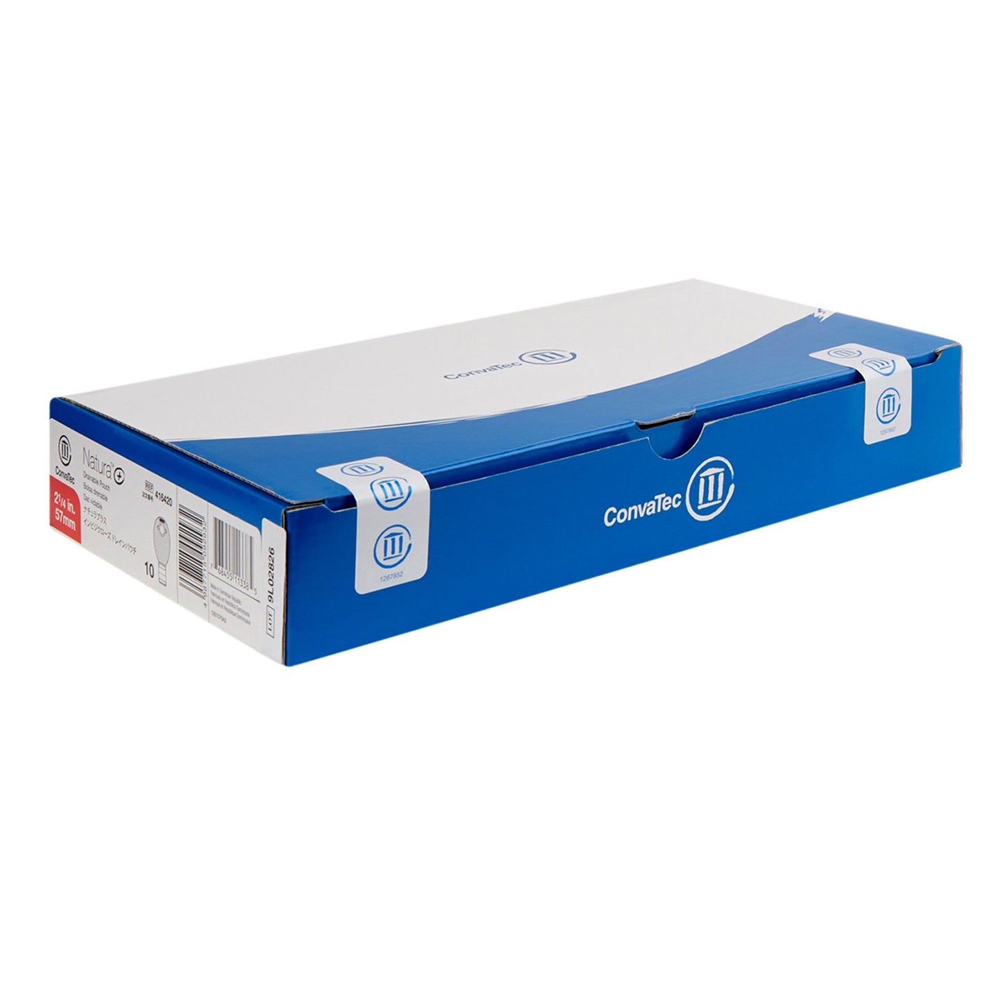 POUCH, WND NATURA DRAINABLE INVISICLOSE (10/BX)