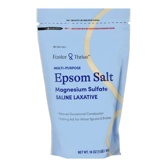 EPSOM SALT, POUCH FT SM 1LB