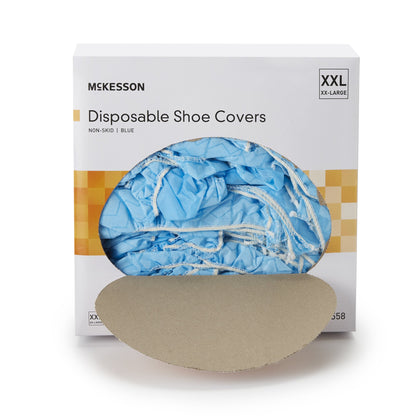 SHOECOVER, LF XXLG BLU (50PR/BX 2BX/CS)