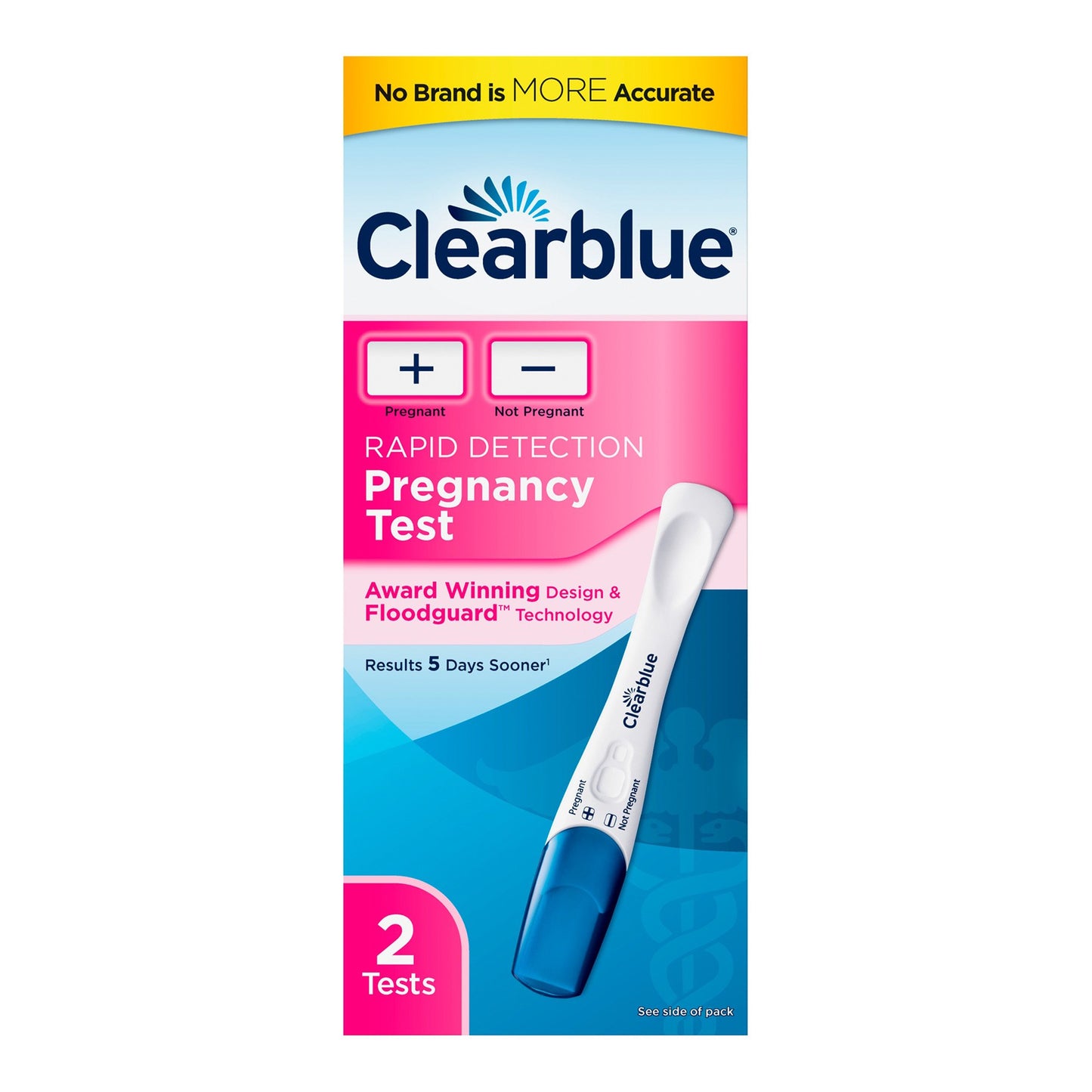 PREGNANCY TEST, CLEARBLUE RAPID DETECTION (2/BX)