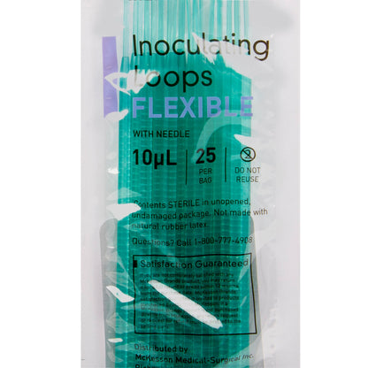 LOOP, INOCULATING FLEX W/NEEDLE 10UL (25/BG 40BG/CS)